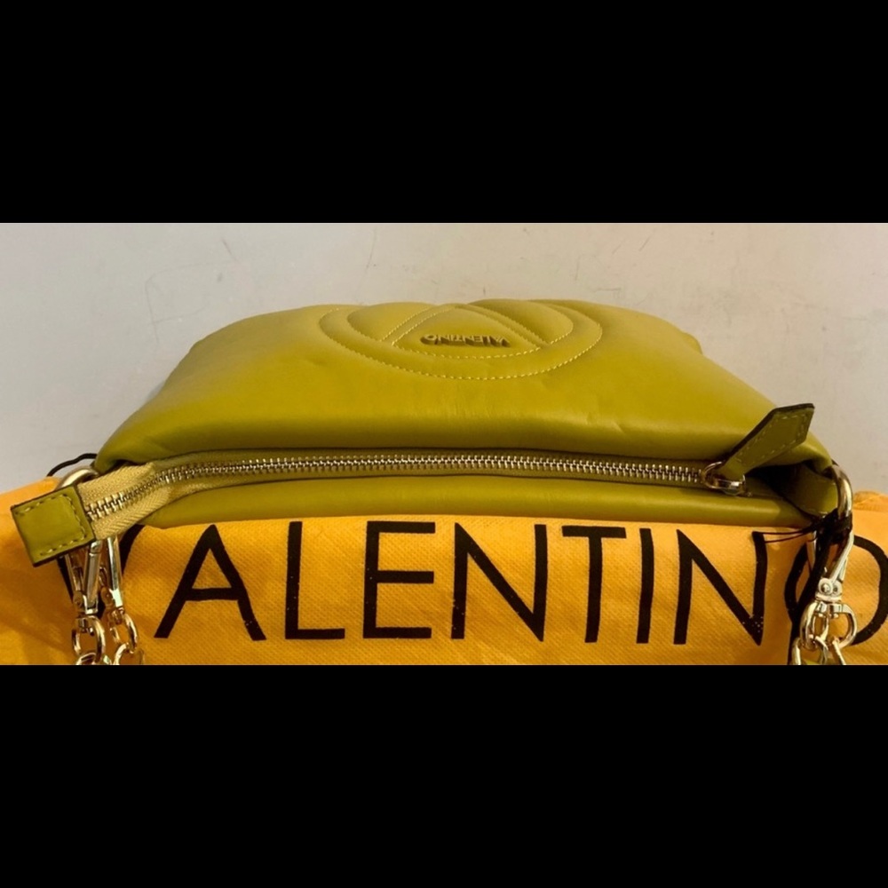 Valentino vanille sauvage lime leather crossbody - Picture 4 of 7